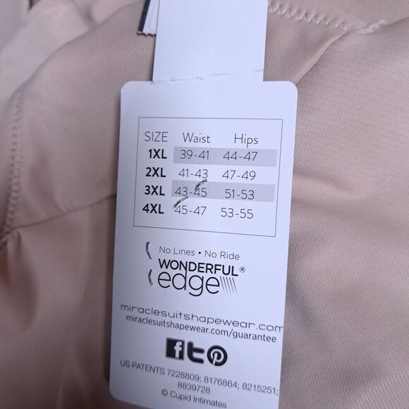 Miraclesuit Plus Size Flexible Fit Wear Your Own Bra Bodybriefer 2930 2XL Nude - Picture 5 of 5